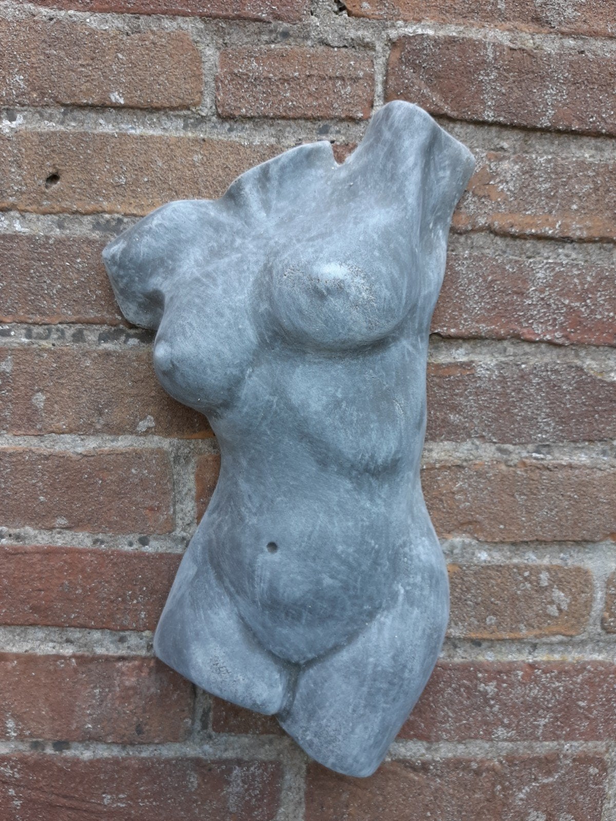 Torso vrouw wanddecoratie betonnen beeld tuinbeeld beton, Ophalen of Verzenden, Nieuw