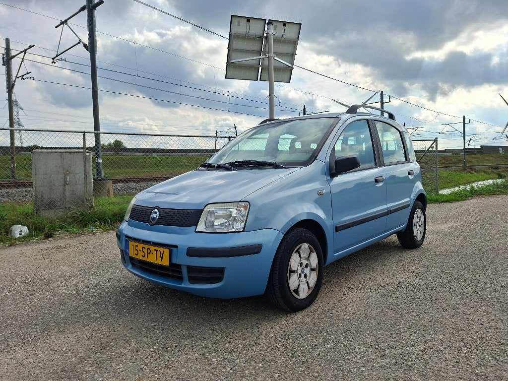 Fiat Panda 1.1 40KW 2006 Blauw NIEUWE APK, Voorwielaandrijving, Stof, 54 pk, Origineel Nederlands