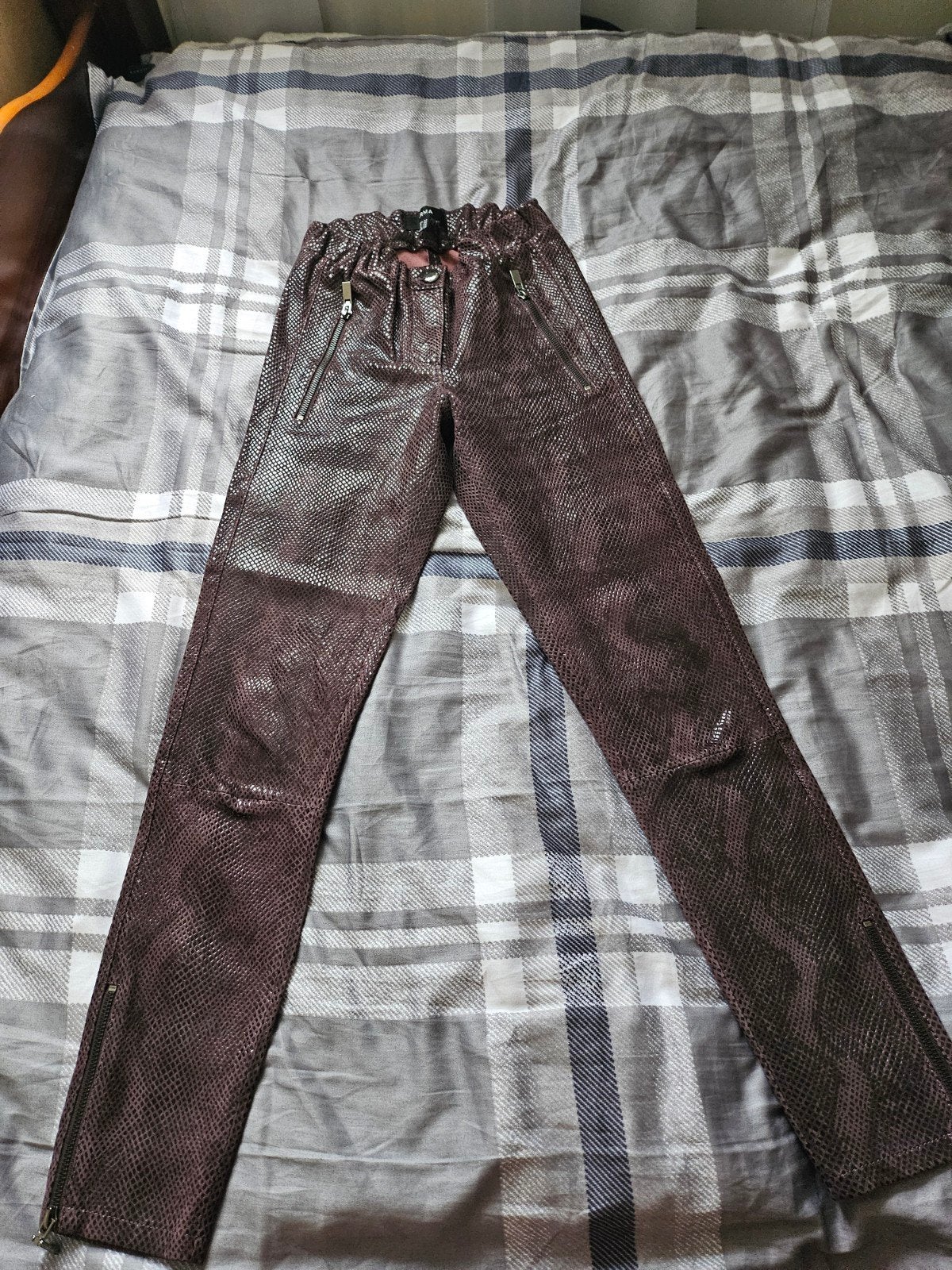 Arma Leren Broek, Arma, Ophalen of Verzenden, Zo goed als nieuw, Maat 34 (XS) of kleiner