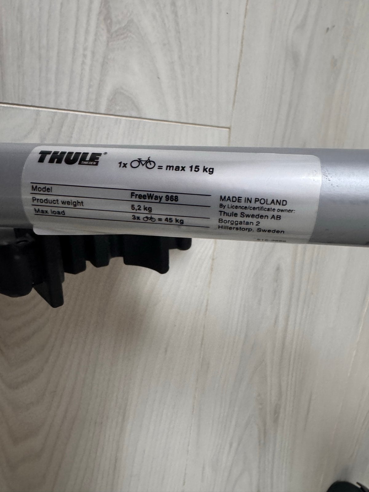 Thule FreeWay 968 fietsendrager voor 3 fietsen, Ophalen of Verzenden, Zo goed als nieuw