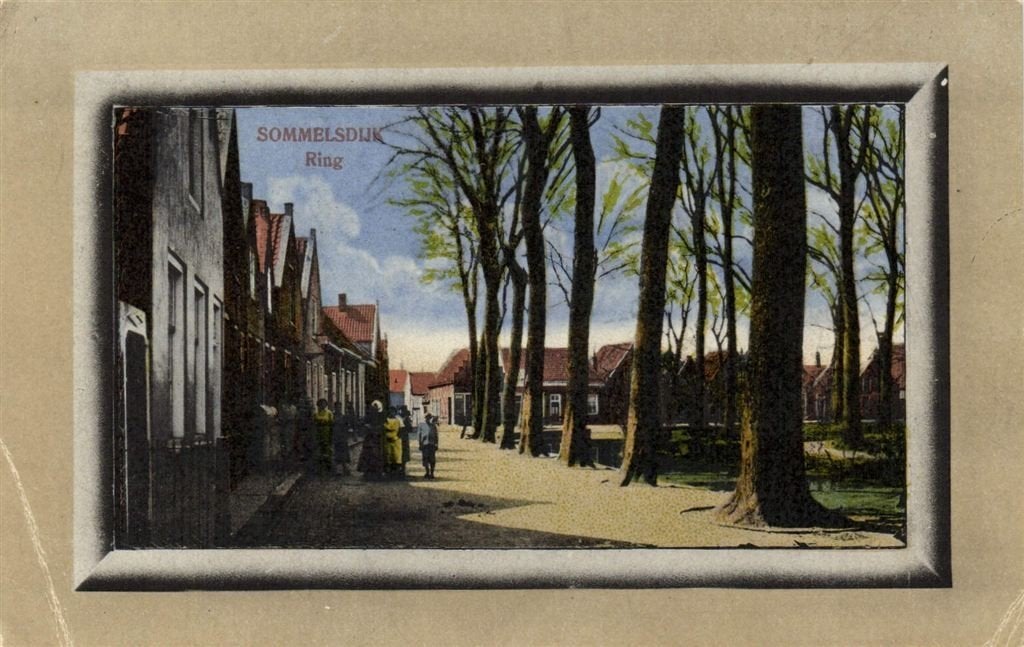 Sommelsdijk, Ring - B-keus - 1927 gelopen, Verzamelen, Ophalen of Verzenden, 1920 tot 1940, Gelopen, Zuid-Holland