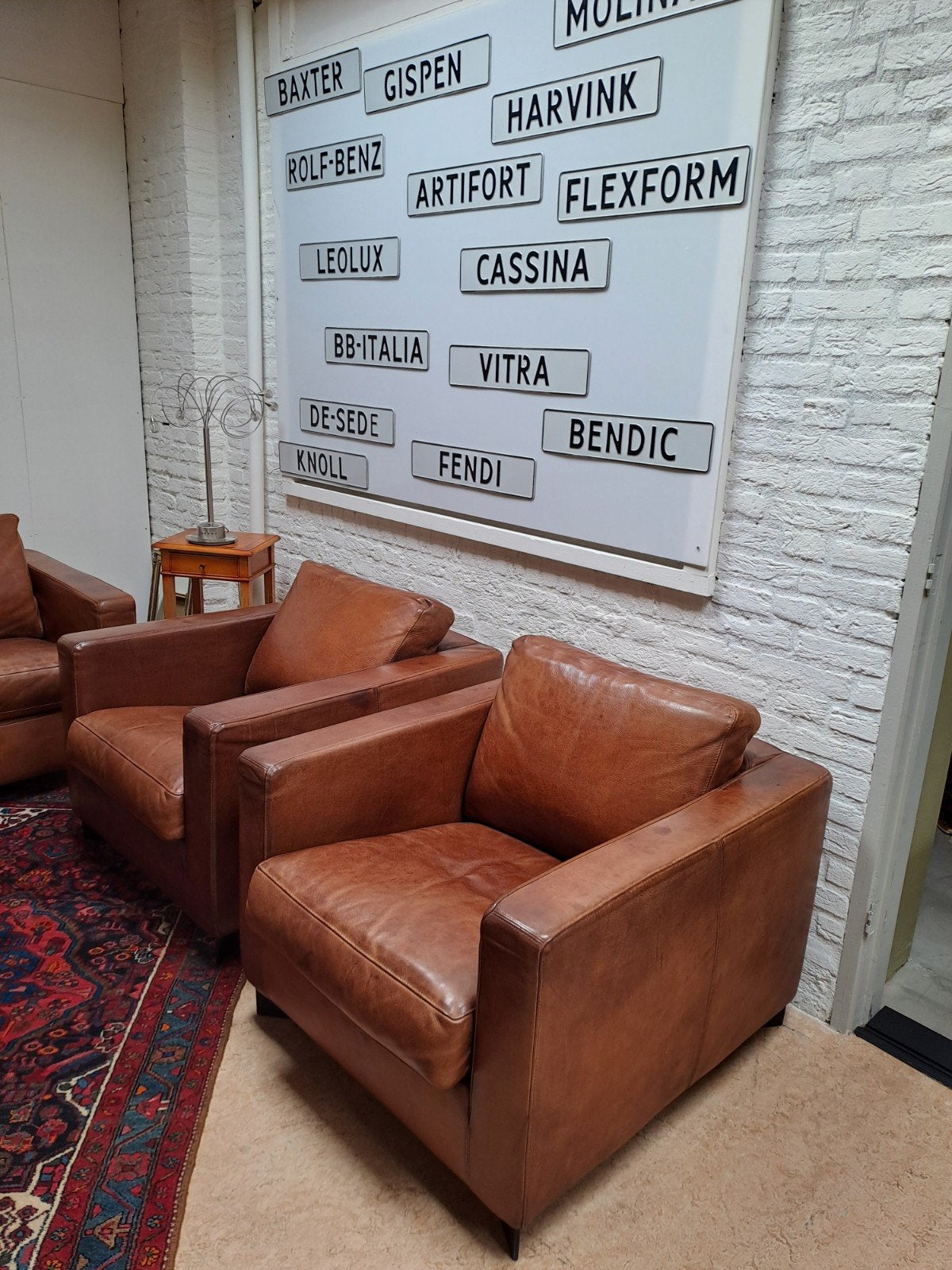 2x fauteuil molinari massimo, Ophalen of Verzenden, Gebruikt, Twee