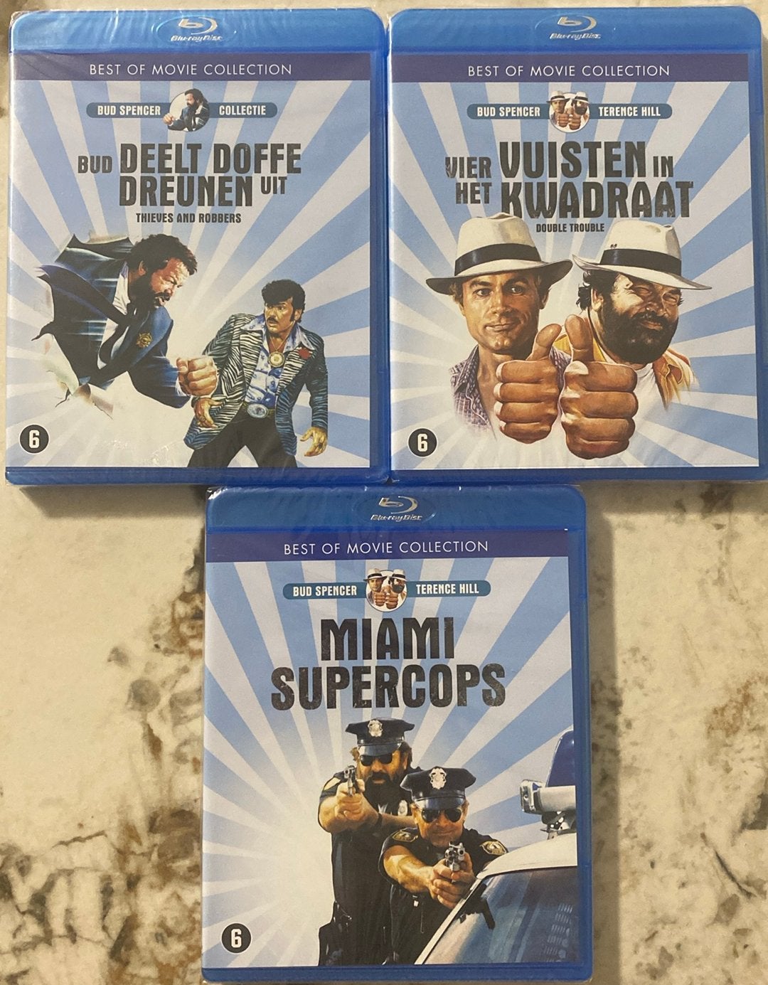 Bud spencer & terence hill blu ray NL versie NIEUW, Ophalen of Verzenden, Zo goed als nieuw