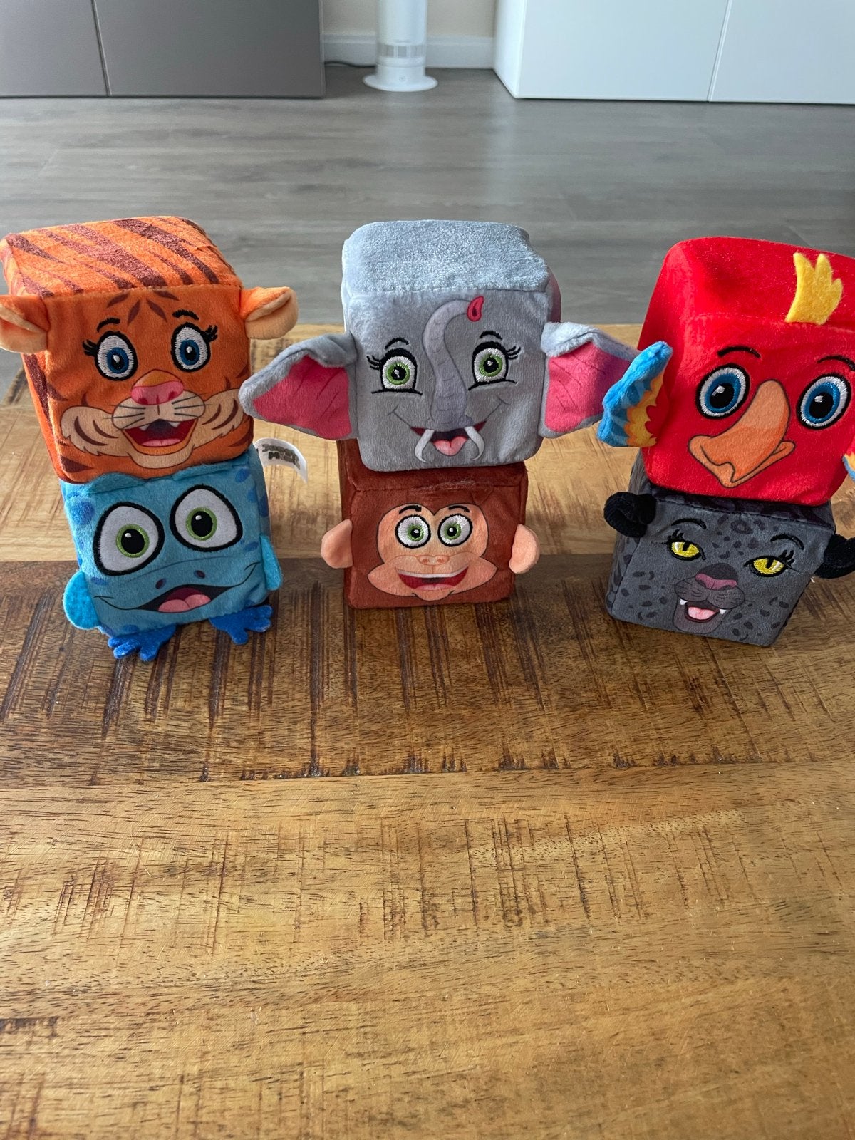 Lidl Jungle Mini's Knuffels - Nieuw en Compleet, Lidl, Overige karakters, Overige typen, Nieuw