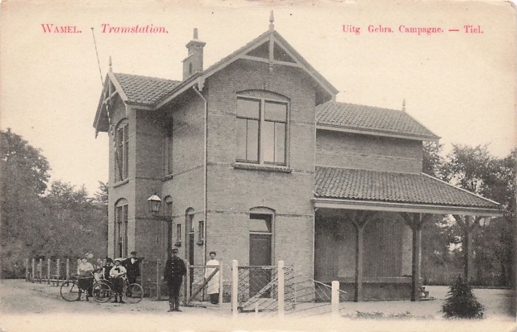 V942 Wamel Tramstation - Uitg Gebr Campagne -, Verzamelen, Ophalen of Verzenden, Voor 1920, Gelderland