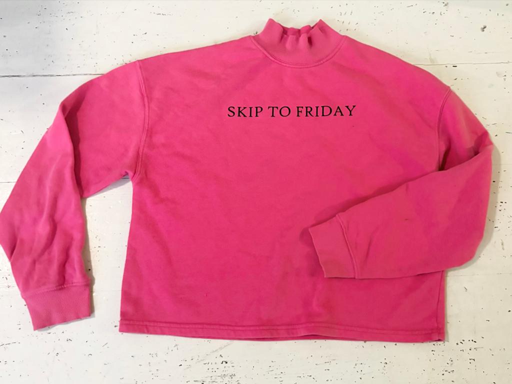 Zara zuurstokroze cropped sweater col maat S 158/164, Kinderen en Baby's, Kinderkleding | Maat 164, Ophalen of Verzenden, Gebruikt