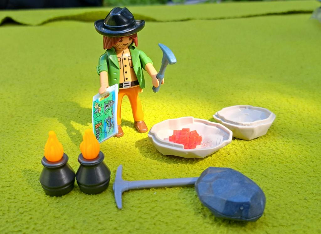 Playmobil Goudzoeker met accessoires - Set 5384, Ophalen of Verzenden, Zo goed als nieuw, Complete set