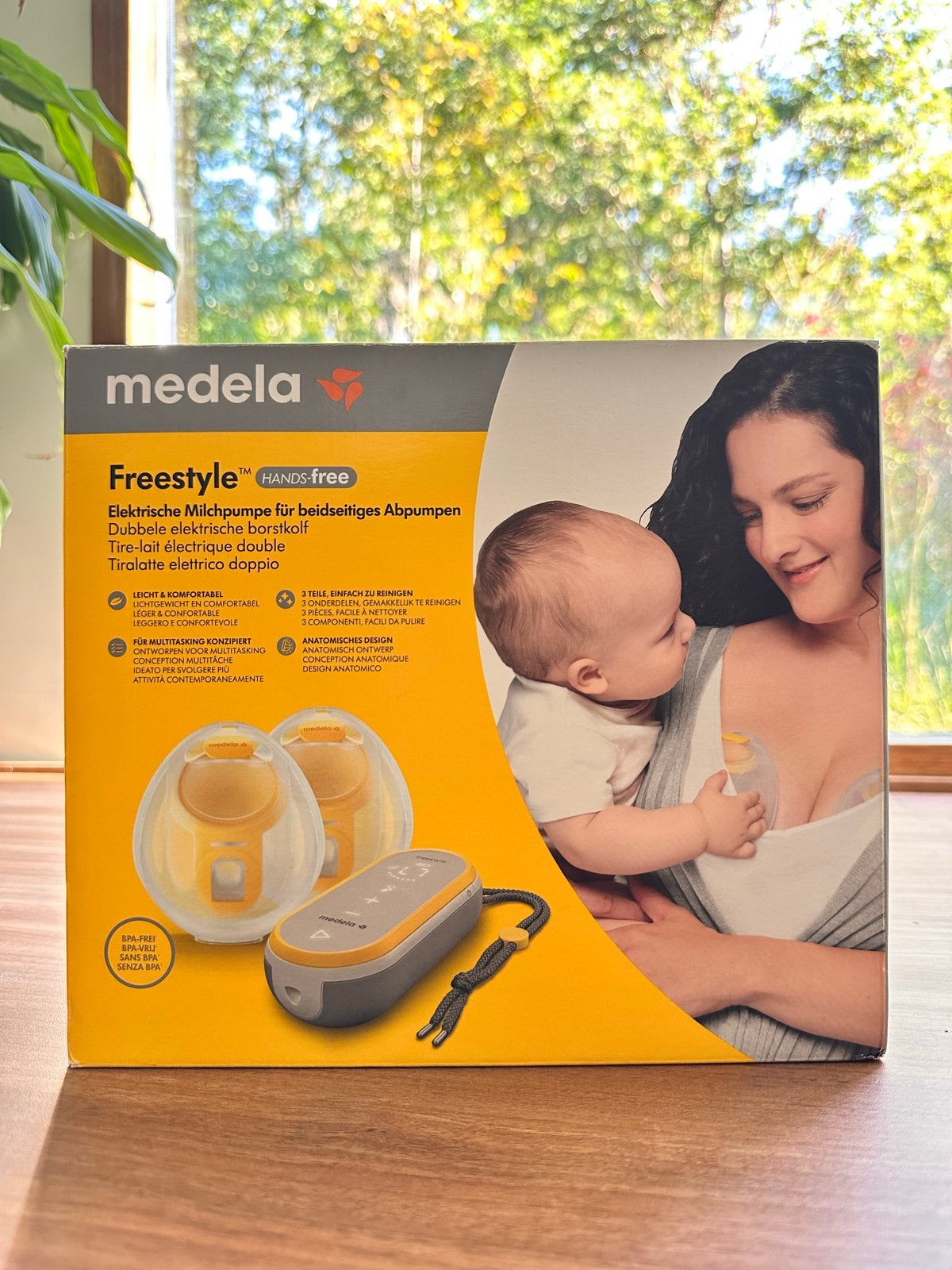 Medela Freestyle Hands-free Dubbele Elektrische Borstkolf, Ophalen of Verzenden, Zo goed als nieuw
