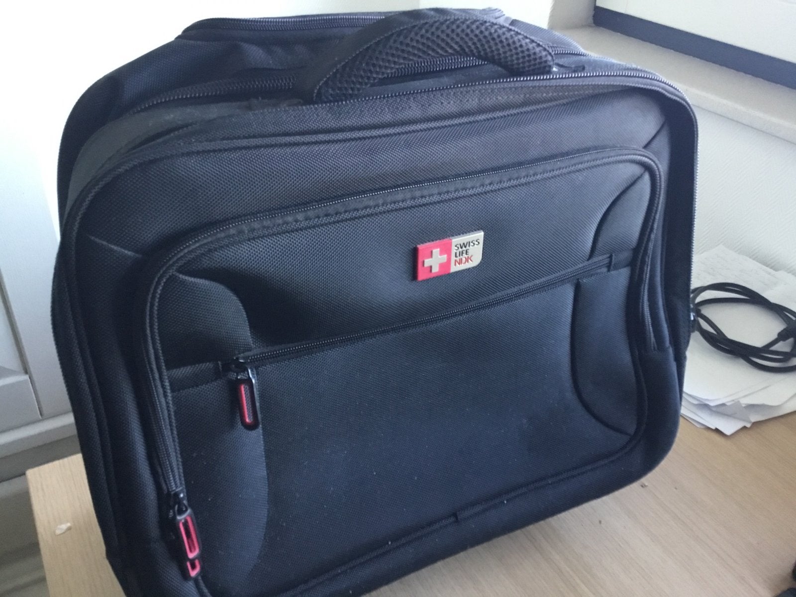 Mooie documenten trolley - Swiss Life, 40 tot 60 cm, Gebruikt, 20 tot 30 cm, Zwart