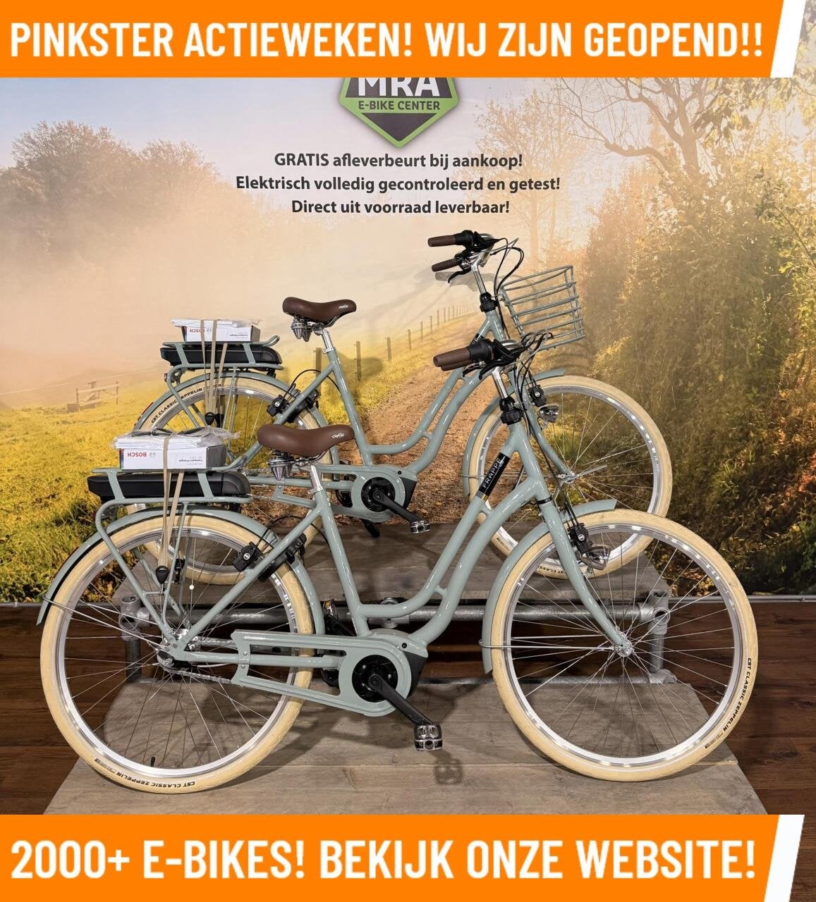 Frappe FBC 200 Elektrische fiets met BOSCH midden motor!, 51 tot 55 cm, Nieuw, Overige merken