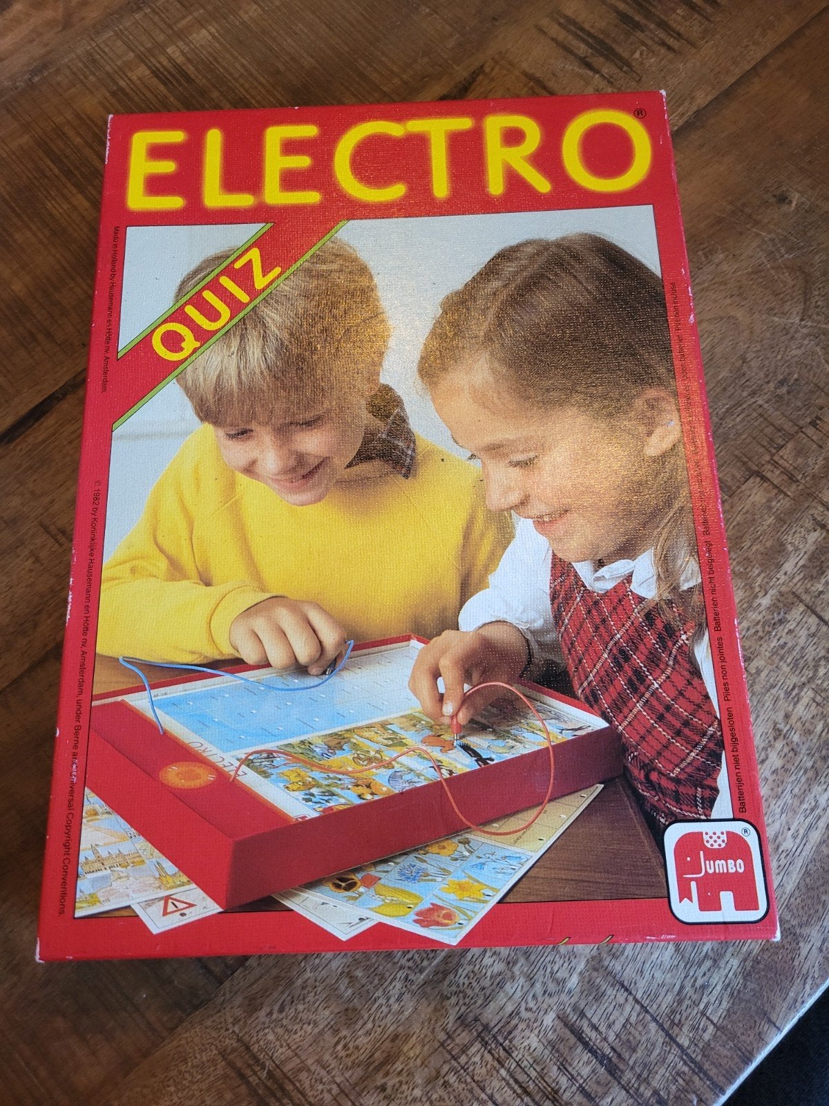 Jumbo Electro Quiz - Vintage spel, Ophalen of Verzenden, Gebruikt, Jumbo