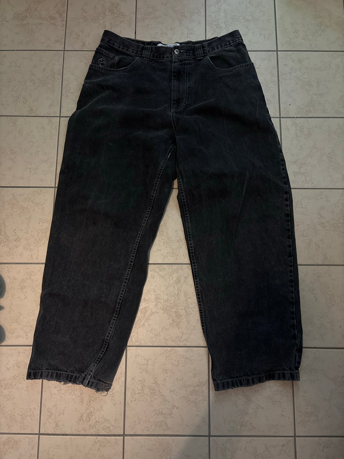 Polar Skate Co. Big Boy Jeans - Zwart/Grijs, Ophalen of Verzenden, Gedragen, Zwart, Overige jeansmaten