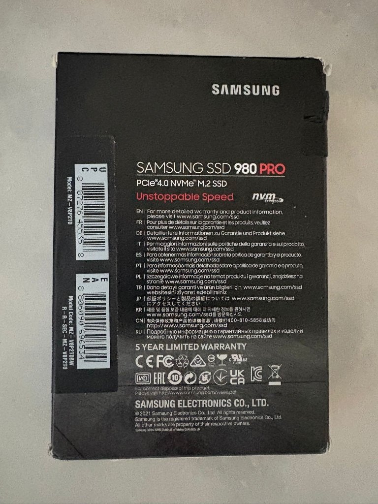 Samsung SSD 980 Pro, Computers en Software, Harde schijven, Intern, 2TB, Nieuw, Ophalen of Verzenden