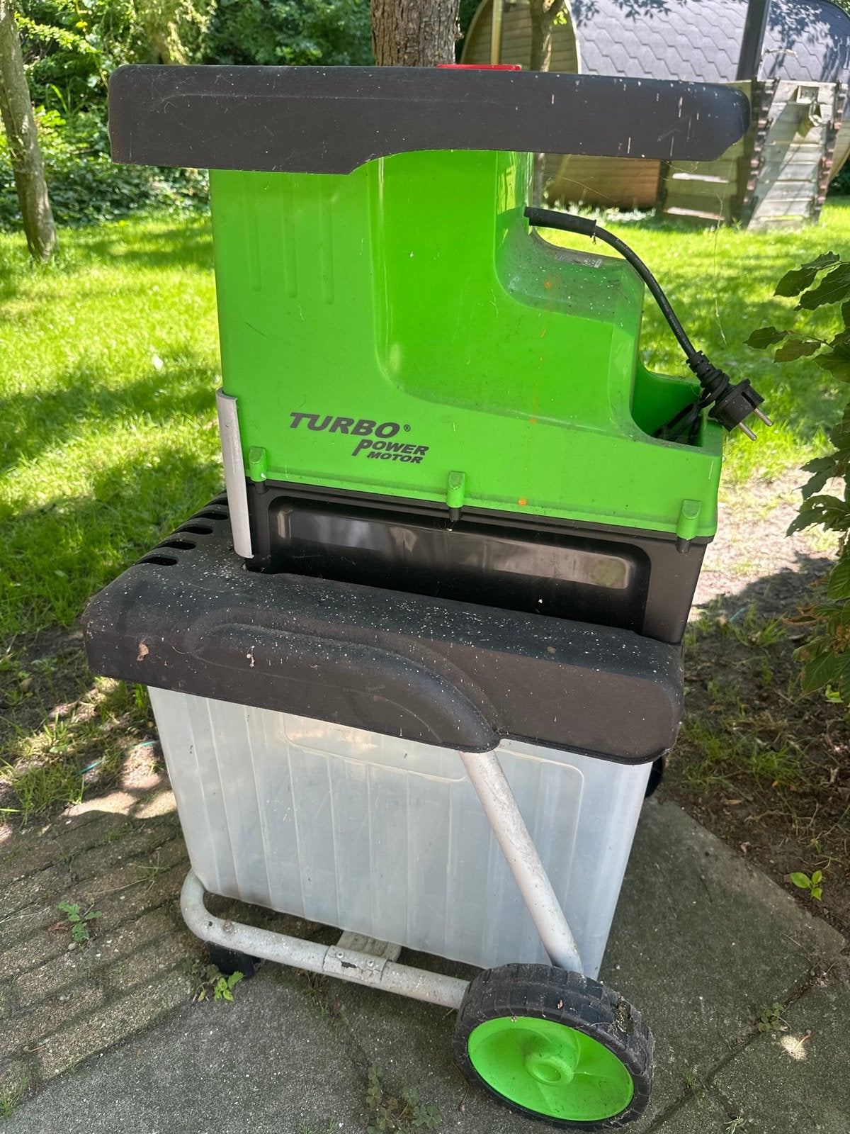 Houtversnipperaar - Hakselaar, Ophalen, Gebruikt, Elektrisch, Met opvangbak