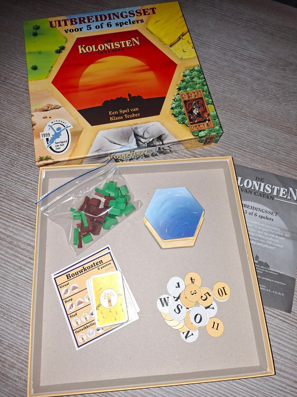 Kolonisten van catan uitbreidingset, Ophalen of Verzenden, Zo goed als nieuw