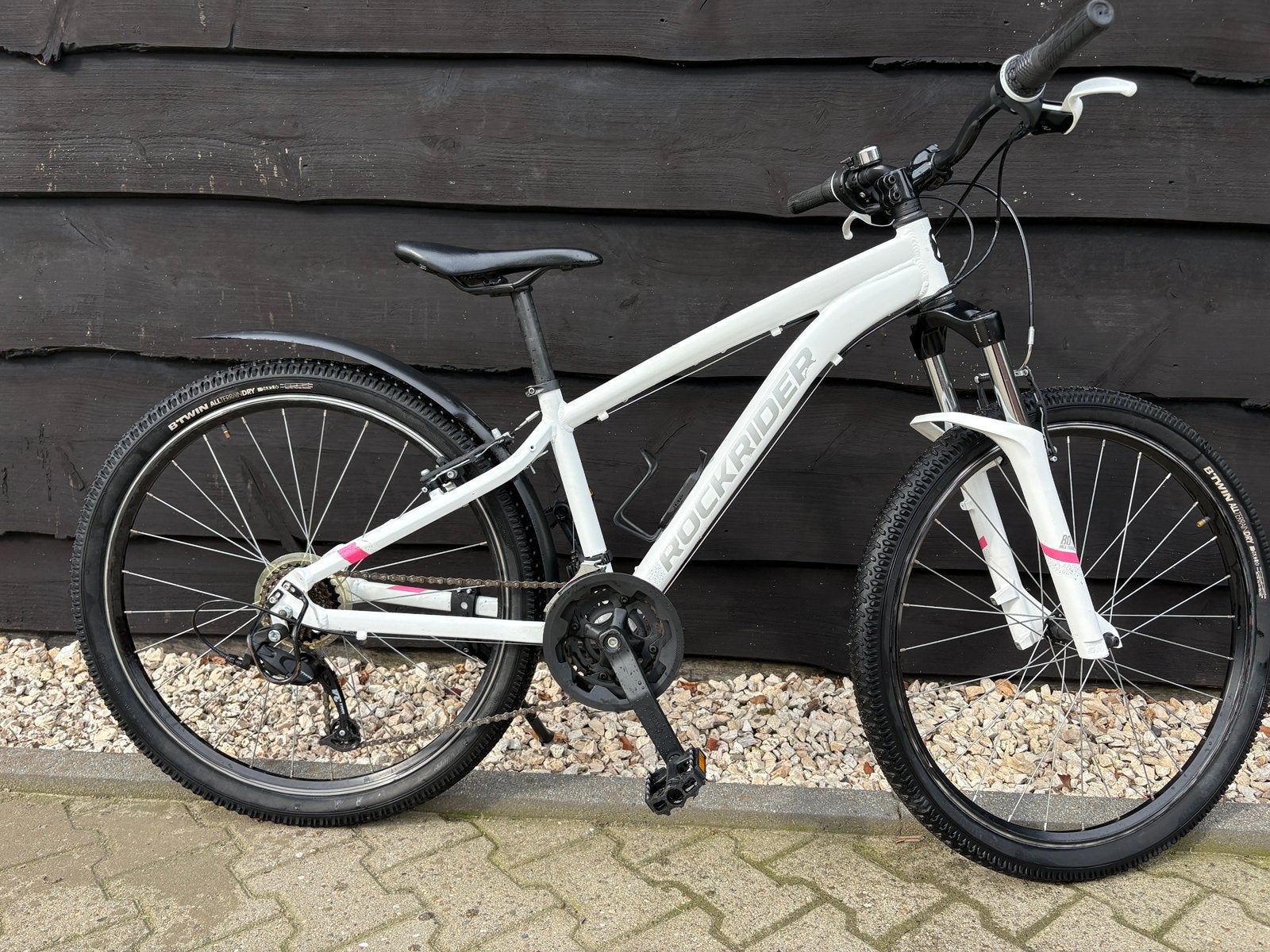 Rockrider RR ST 100 junior (meiden) MTB! 26 inch! Size XS, Fietsen en Brommers, Gebruikt, Velgrem, Rockrider, Handrem