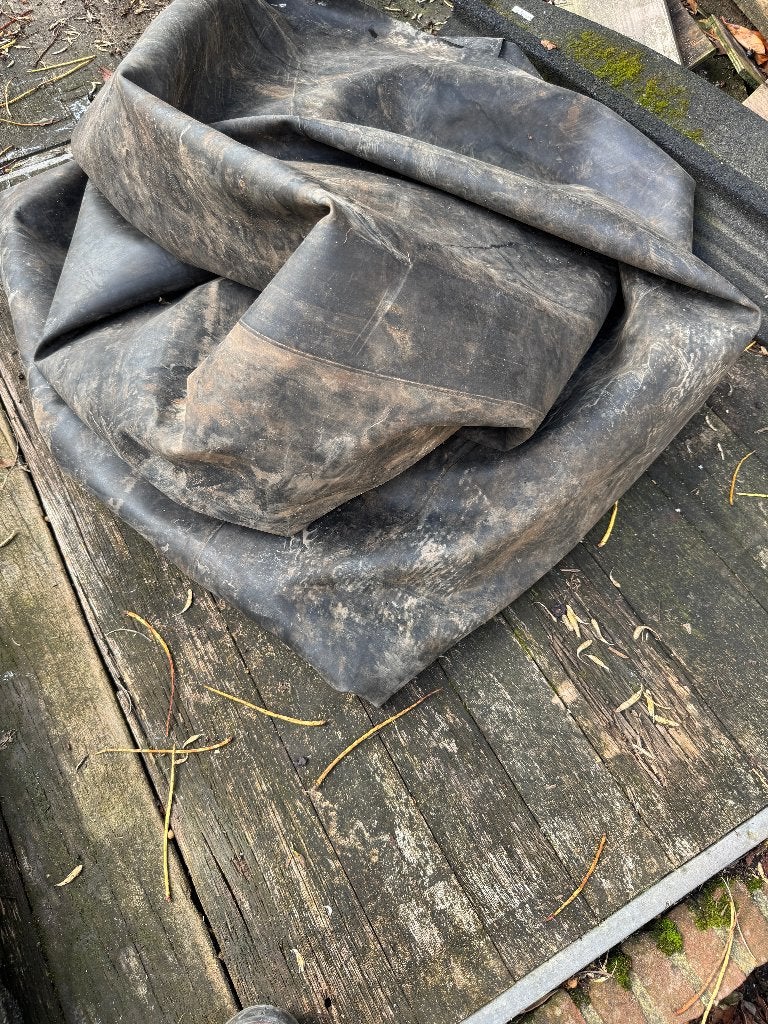 20 m2 dik EPDM rubber, Ophalen, Gebruikt