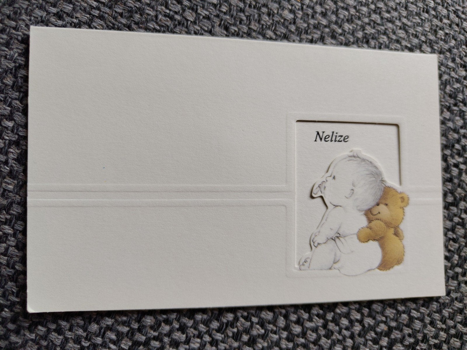 lief kaartje, Verzamelen, Ophalen of Verzenden, 2000 tot heden, Geboortekaartje