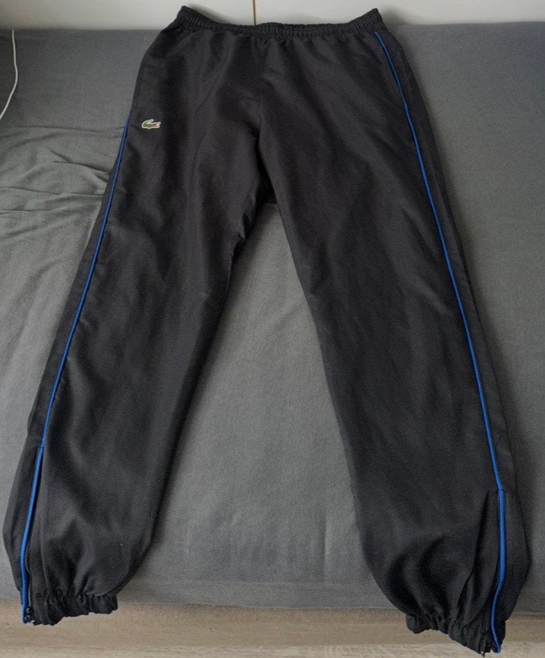 Lacoste trainingspak, Ophalen, Maat 48/50 (M), Zwart, Overige typen