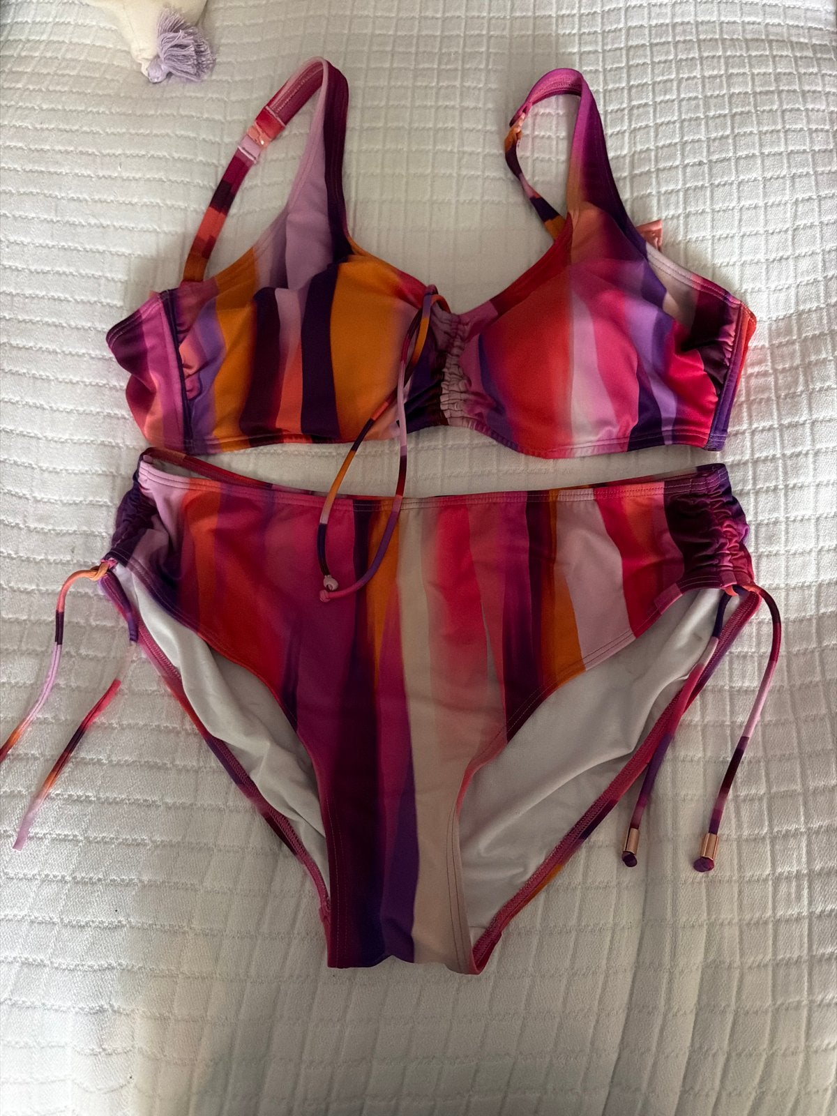 Amoena Bikini Set - Kleurrijk en Comfortabel, Ophalen of Verzenden, Zo goed als nieuw, Roze, Bikini