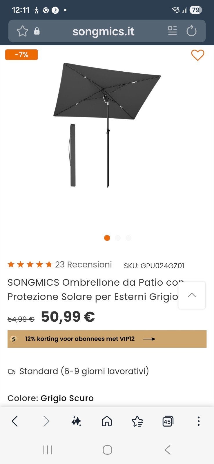 parasol nieuw, Ophalen, Nieuw