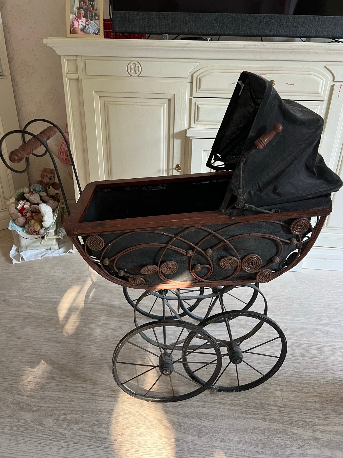 Klassieke Kinderwagen Decoratie - Antieke Stijl, Antiek en Kunst, Ophalen