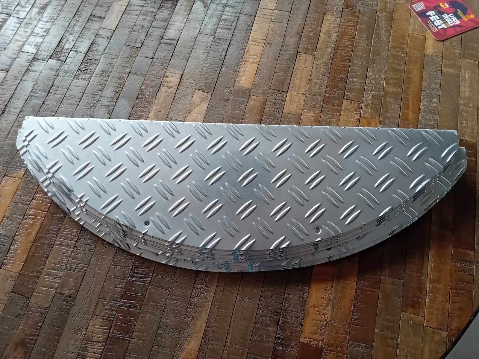 13 Stuks Aluminium Traanplaat Halve maan., Ophalen, Zo goed als nieuw, Minder dan 2 meter
