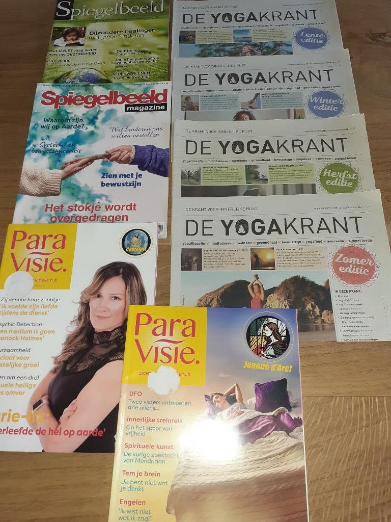 8 x tijdschrift (zie omschrijving), Ophalen of Verzenden, Gelezen, Overige typen