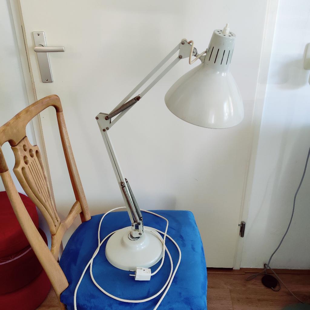 Echte 1001 Lamps bureaulamp, industrieel design, Huis en Inrichting, Ophalen, Gebruikt, Metaal, 75 cm of meer