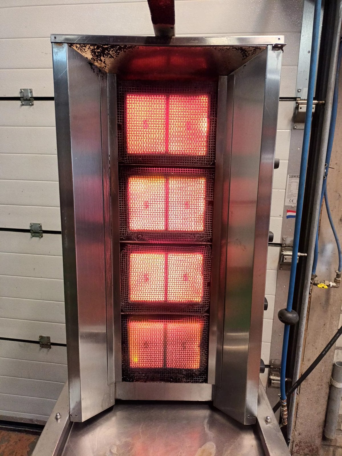 Horeca modular gas bakplaat doner grill friet bak rvs, Ophalen of Verzenden, Gebruikt, Fornuis, Frituur en Grillen