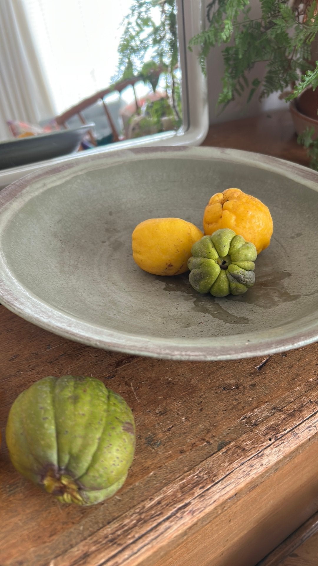 Mooie wabi sabi studio pottery keramiek schaal, Ophalen of Verzenden, Zo goed als nieuw, Rond, Porselein of Keramiek
