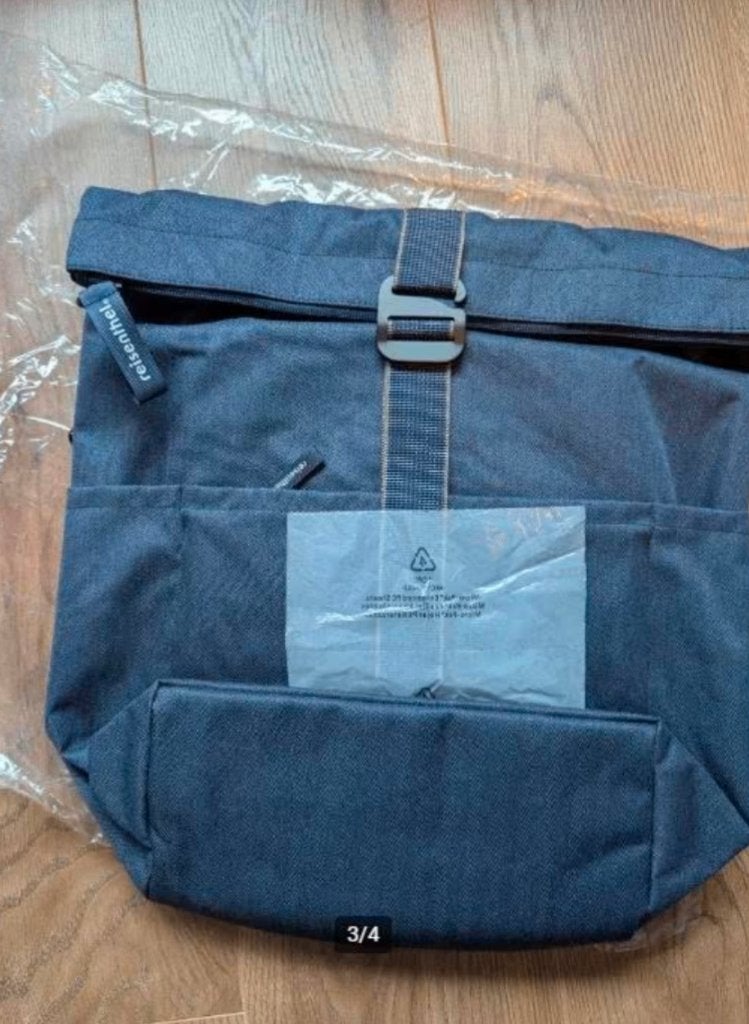 Reisenthel Rolltop Backpack Herringbone dark blue, Ophalen of Verzenden, Nieuw, Overige merken