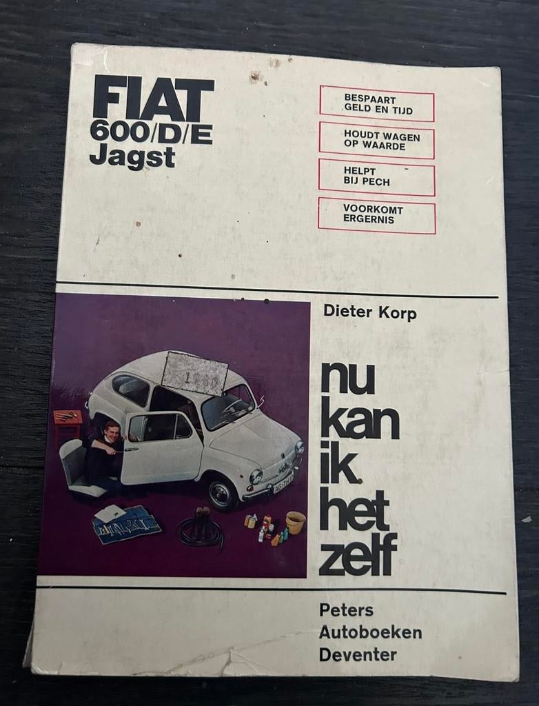 Nu kan ik het zelf Fiat 600 D, Auto diversen, Handleidingen en Instructieboekjes, Ophalen of Verzenden