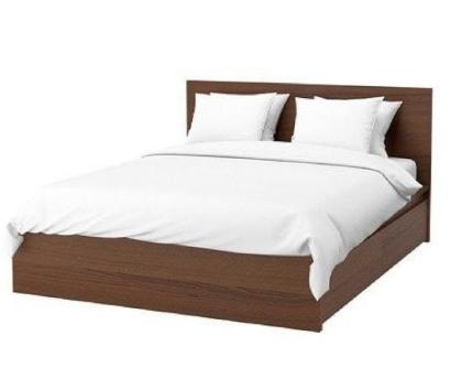 IKEA MALM Bedframe 180x200 cm - Bruin Gelazuurd Essenfineer, Ophalen, Bruin, Tweepersoons, Zo goed als nieuw