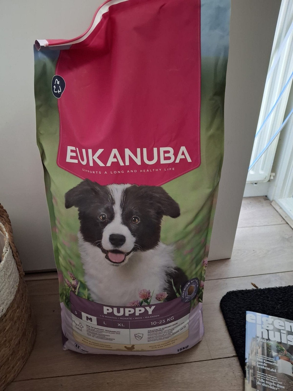 Eukanuba puppy m kip, Ophalen, Hond