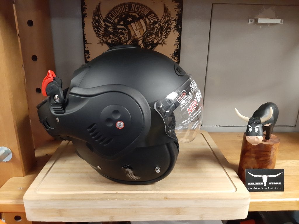 Roof Boxer helm maat S Roof Boxer alpha motor scooter helm, Pascalstraat 6 1704 RD Heerhugowaard, Systeemhelm, Dames, Ophalen of Verzenden