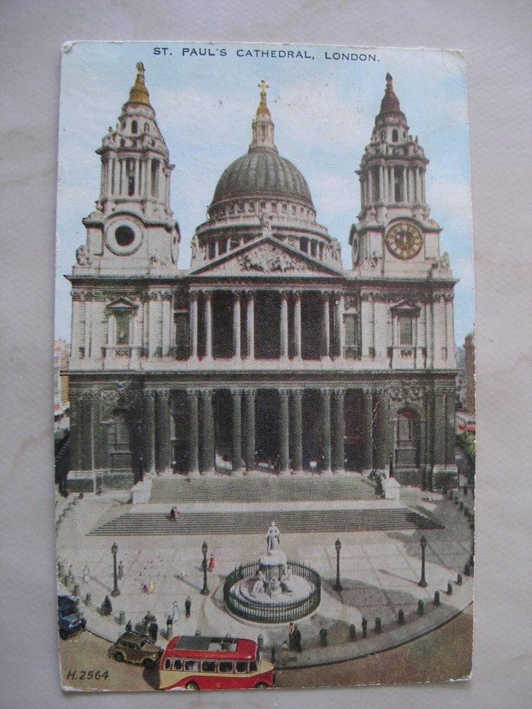 5 x Londen St. Paul's Cathedral -1907 + Bank of England, Ophalen of Verzenden, Voor 1920, Engeland