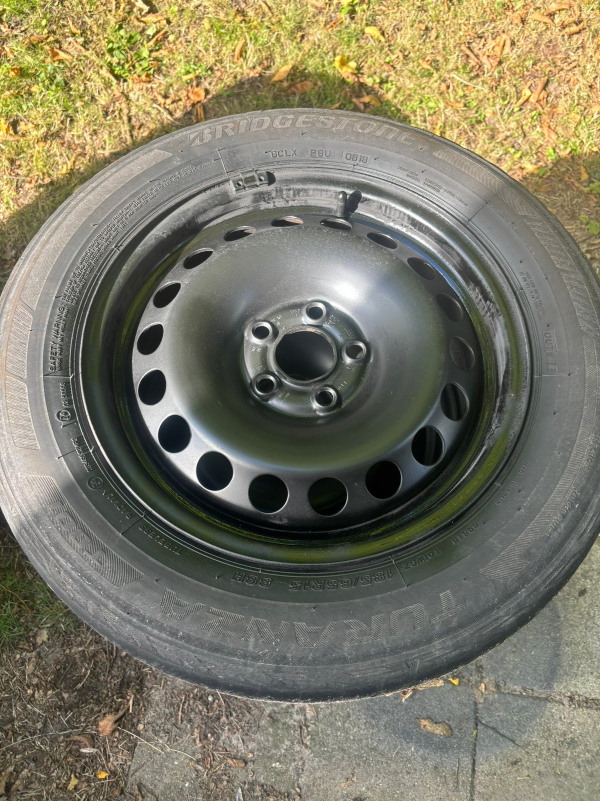 Stalen velgen 5x100 bridgestone, Ophalen, Zo goed als nieuw