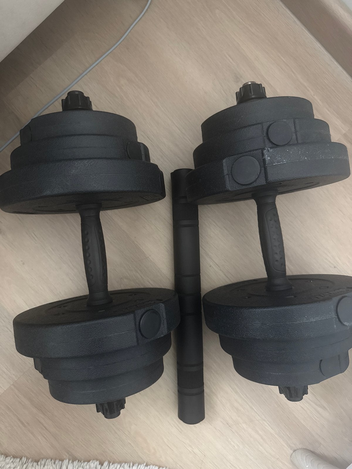 Verstelbare Halterset - Ideaal voor Thuisworkouts, Ophalen of Verzenden, Zo goed als nieuw, Armen, Halterset