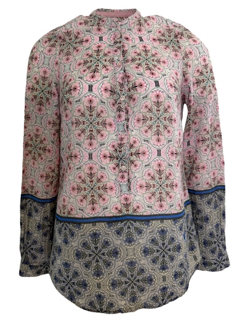 Emily van den Bergh shirt lange mouw L, Kleding | Dames, Maat 38/40 (M), Blauw, Ophalen of Verzenden, Zo goed als nieuw