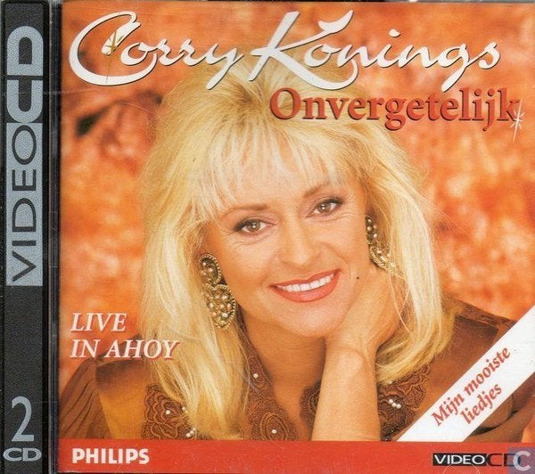 Corry Konings – Onvergetelijk VCD, Alle leeftijden, Verzenden, Zo goed als nieuw, Concert