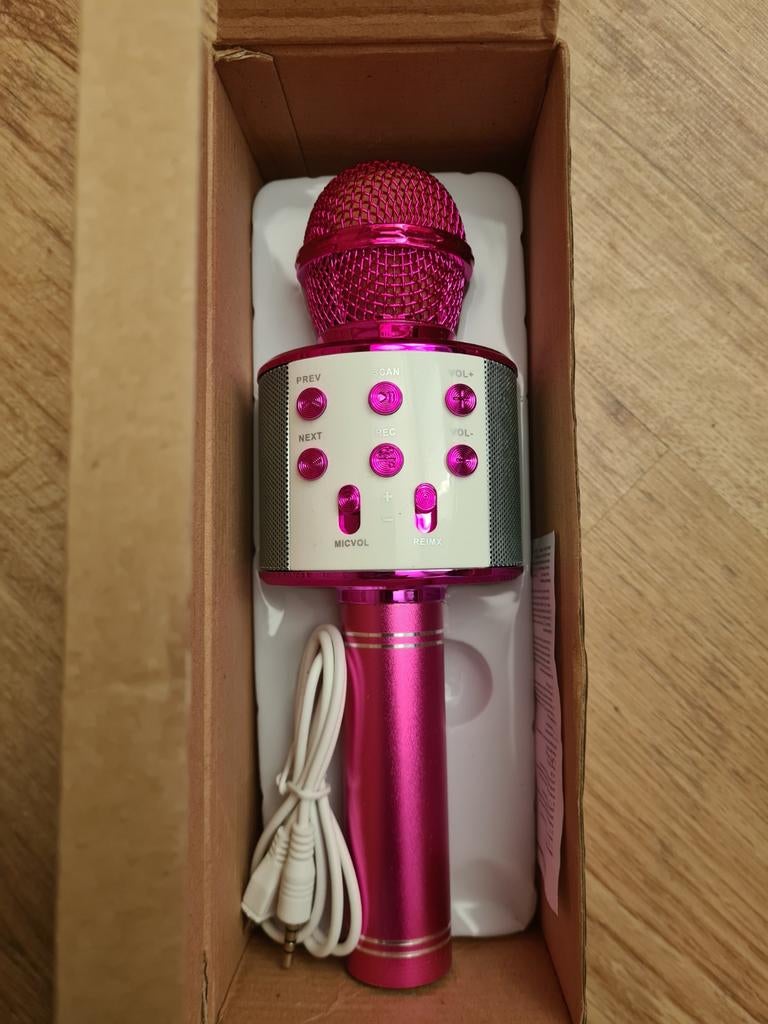 Draadloze karaoke microfoon, Ophalen of Verzenden