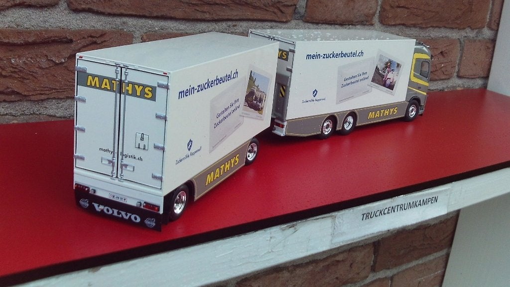 Tekno  Volvo  FH4  Globetrotter  van  Mathys., Hobby en Vrije tijd, Ophalen of Verzenden, Nieuw, Bus of Vrachtwagen, Tekno