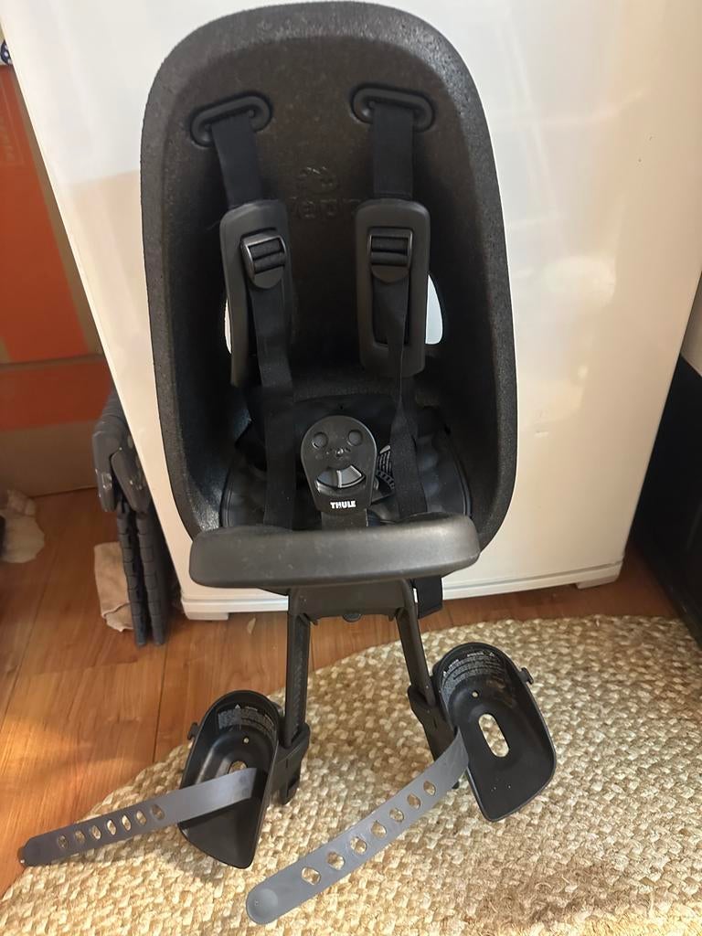 Thule Yepp Nexxt Mini fietszitje, Ophalen of Verzenden, Gebruikt, Voorzitje, Voetsteuntjes