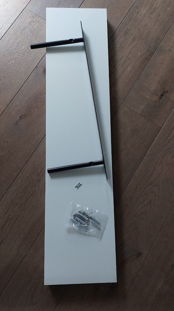 IKEA Lack wandplank wit 110 x 26 cm., Huis en Inrichting, Ophalen, Zo goed als nieuw