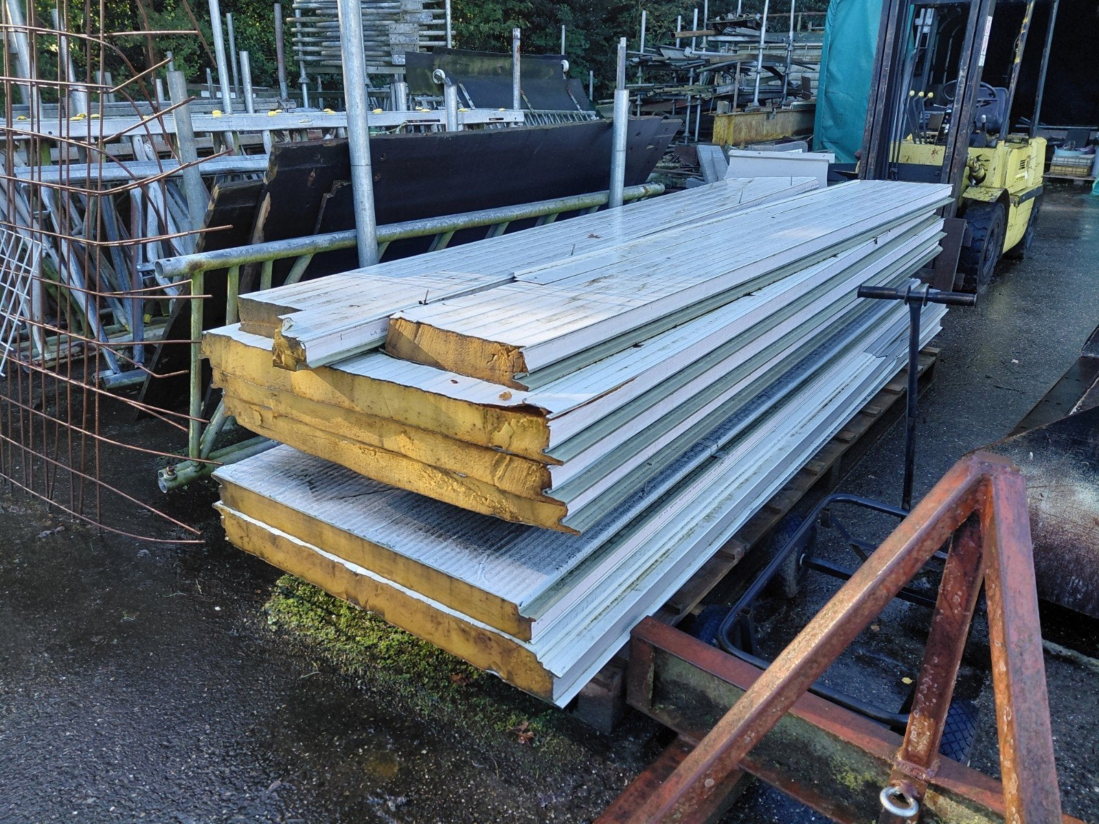 Gebruikte sandwichpanelen, diverse afmetingen, Ophalen, Gebruikt, HPL, 50 tot 100 mm