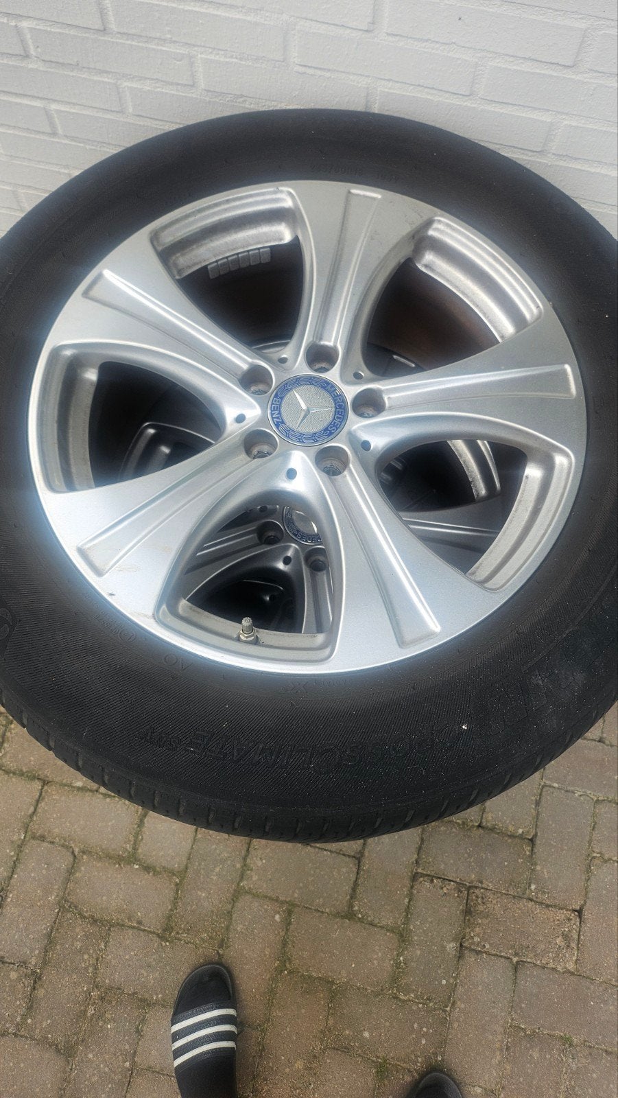 Setje originele 5x112 18 inch Mercedes GLC X253 velgen, Ophalen, 18 inch, Velg(en), 235 mm