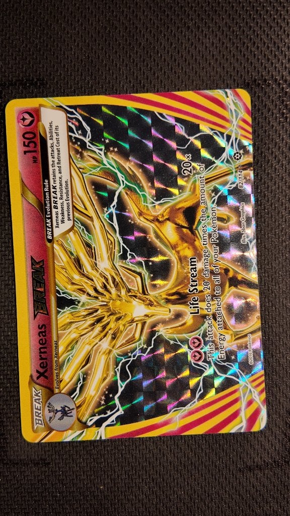 Xerneas BREAK 82 Steam Siege | Pokemon kaart, Ophalen, Zo goed als nieuw, Losse kaart, Foil