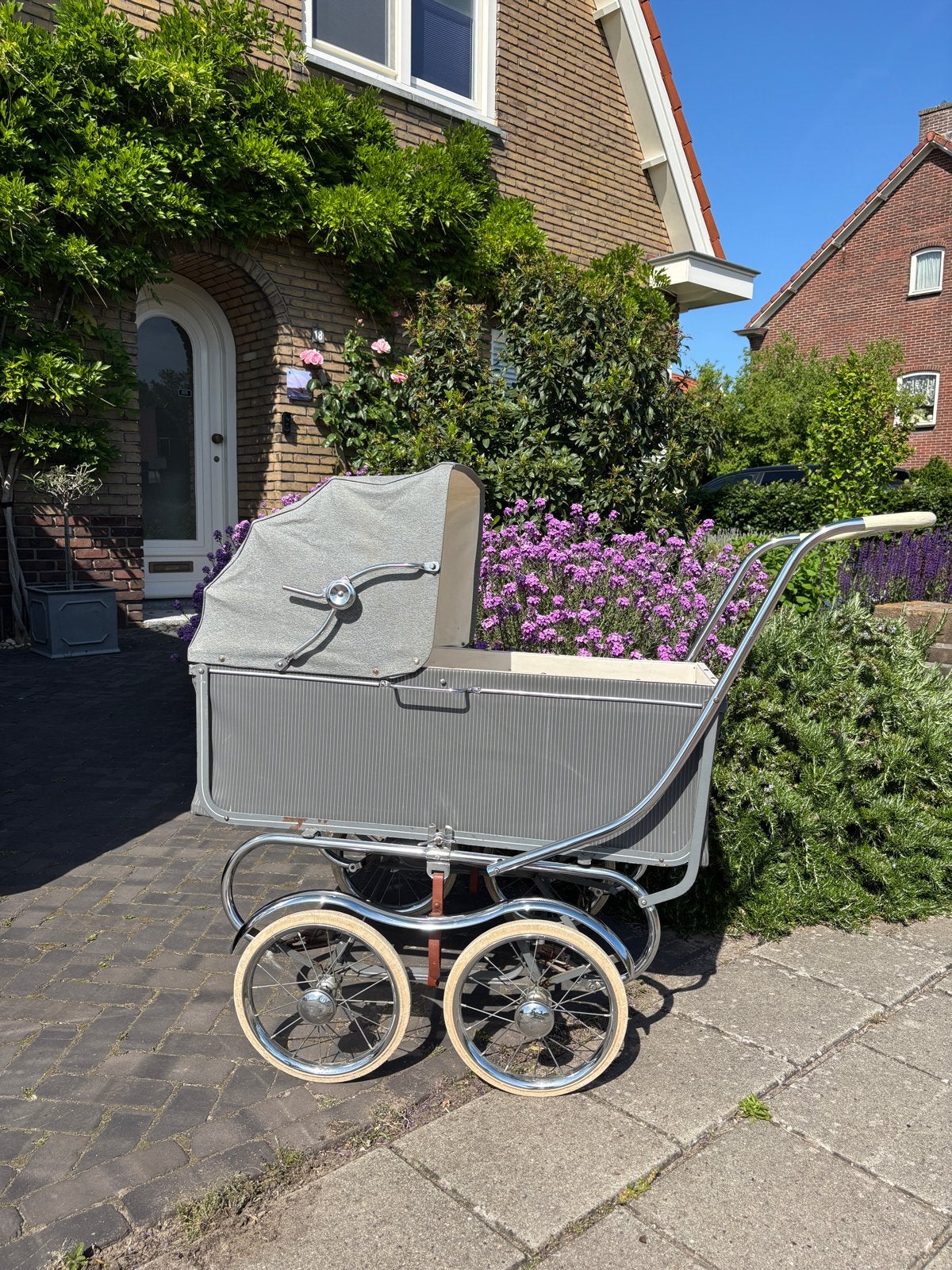 Vintage Kinderwagen uit de jaren '50 - Familie-erfstuk, Ophalen, Gebruikt, Kinderwagen, Overige merken