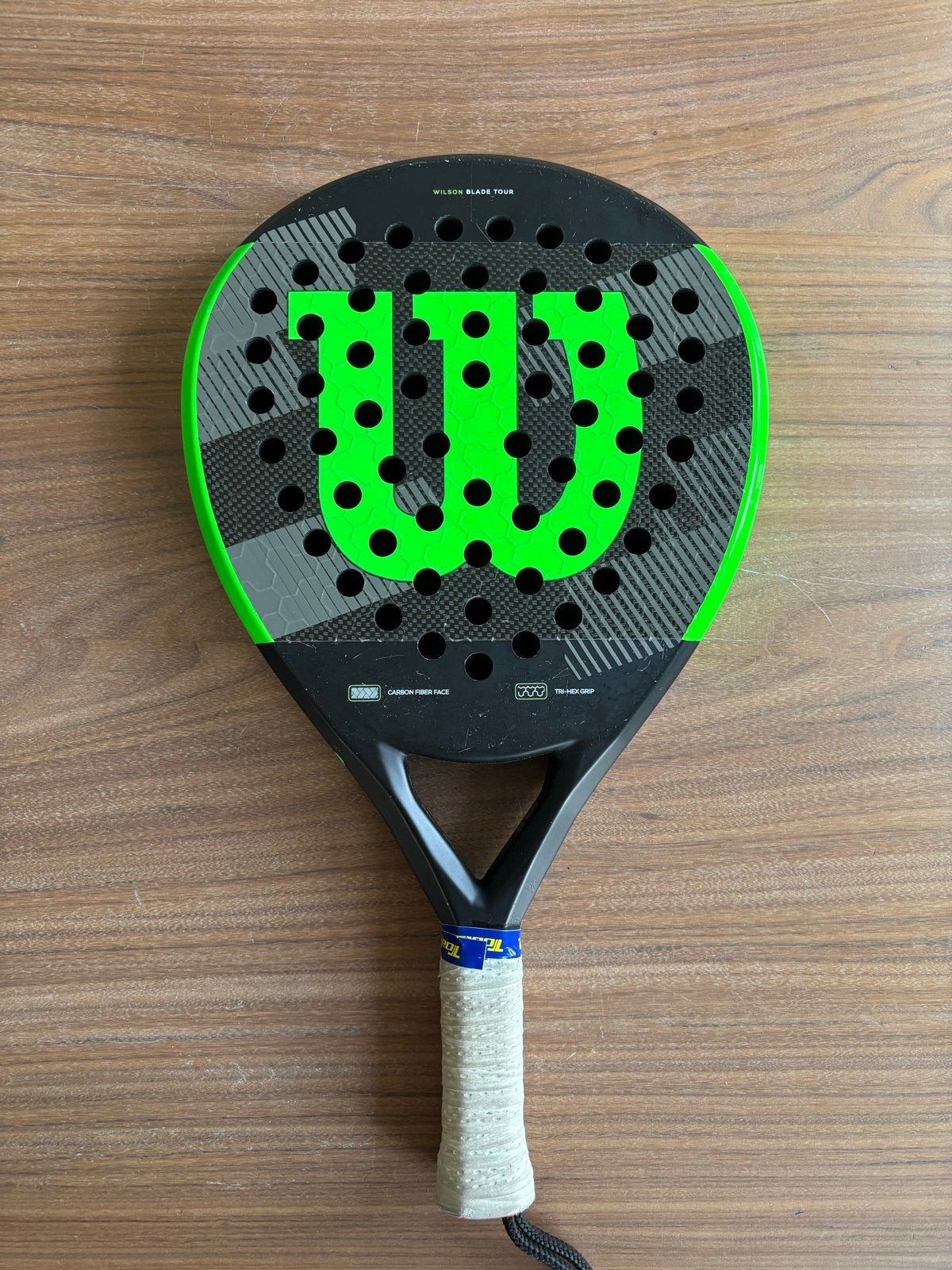 Wilson Blade Tour Padel Racket Carbon Fiber Face, Verzenden, Zo goed als nieuw, Racket, Wilson